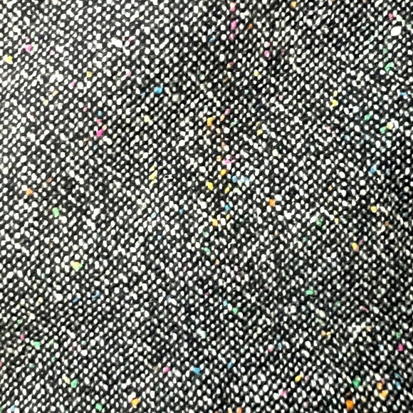 Talbots Gray Trousers Straight Leg Style Tweed print pockets stretch  size 8 - Picture 15 of 15